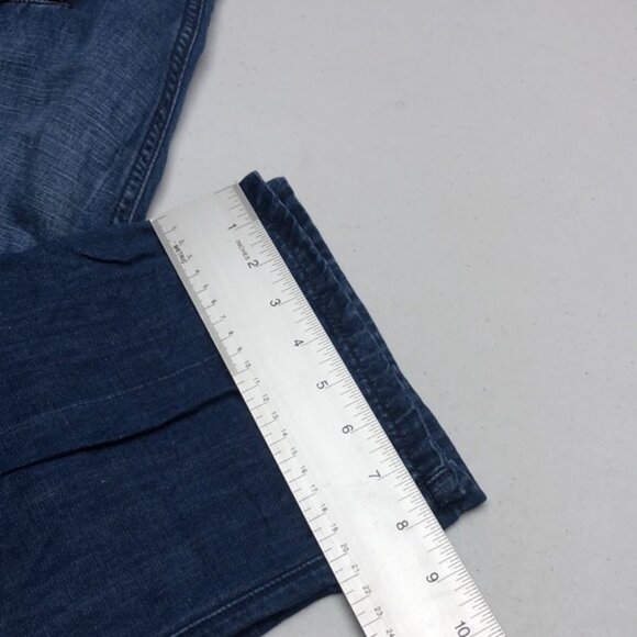 LINEN BLEND BANANA REPUBLIC WIDE LEG JEANS 32x30 - Picture 12 of 12